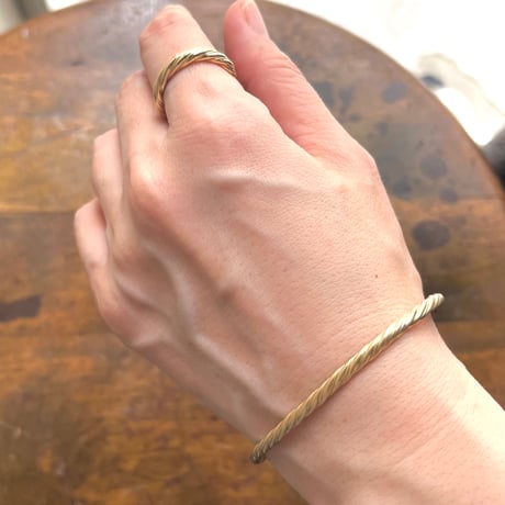 K18YG｜Rope Ring