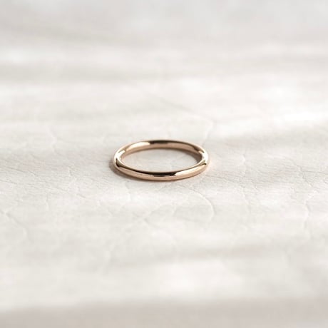 K18PG｜Round Ring 2.0㎜