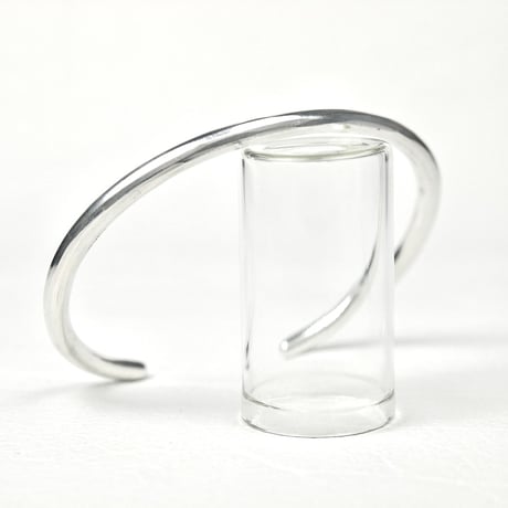 Forged SV950｜ Round Hammered EndMirror Cuff