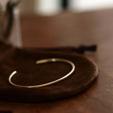 K18YG｜Round Cuff 2㎜