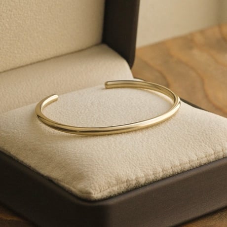 K18YG｜Round Cuff 3㎜