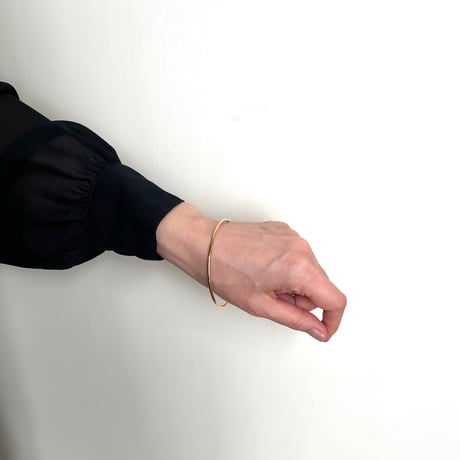 K18YG｜Round Closed Cuff 2㎜ー真円