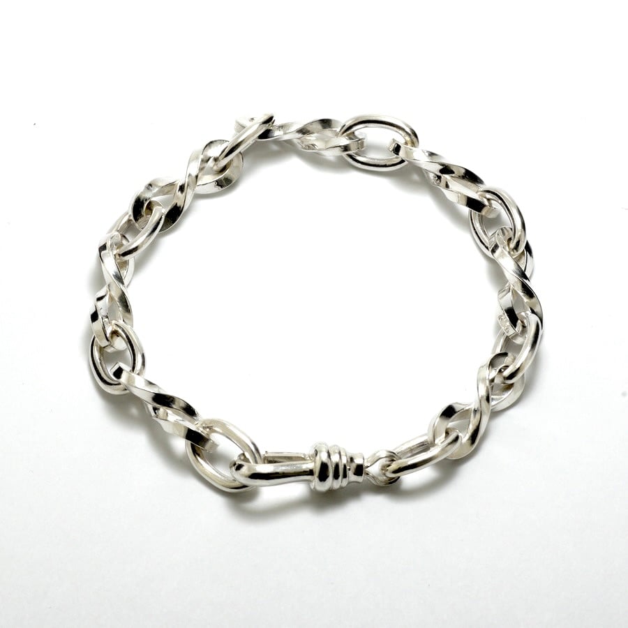 Forged SV950｜Single Twist Link Chain Bracelet