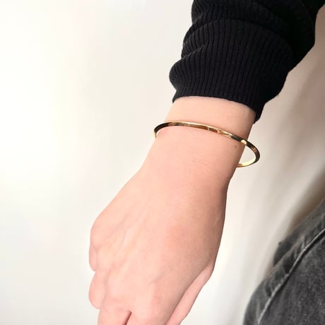 K18YG｜Triangle Cuff 3㎜