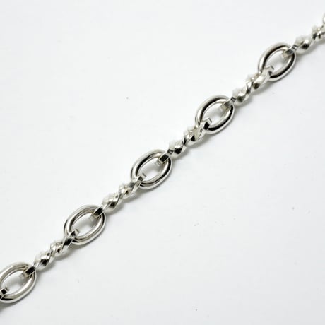 Forged SV950｜Double Twist   Link Chain Bracelet
