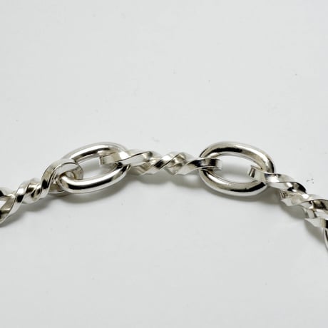 Forged SV950｜Double Twist   Link Chain Bracelet
