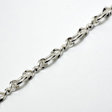 Forged SV950｜Double Twist   Link Chain Bracelet