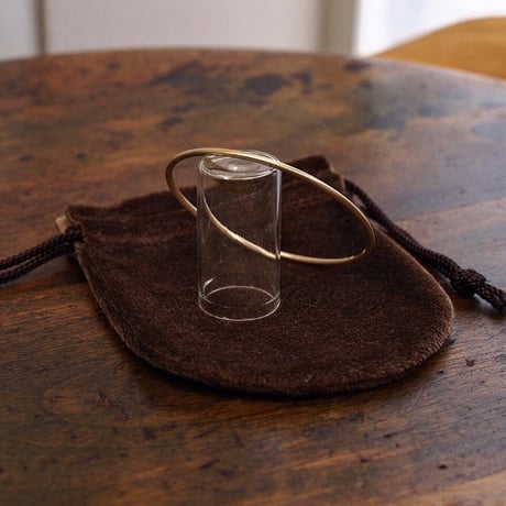 K18YG｜Round Closed Cuff 2㎜ - 楕円