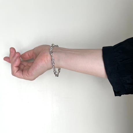 Forged SV950｜Double Twist   Link Chain Bracelet