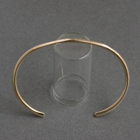 K18YG｜Round Feather Cuff 2.5㎜