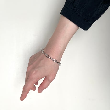 Forged SV950｜Double Twist   Link Chain Bracelet