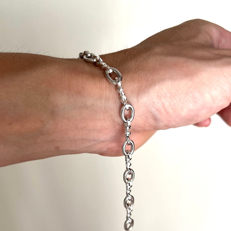 Forged SV950｜Double Twist Link Chain Bracelet