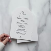 MENU ARCH / white