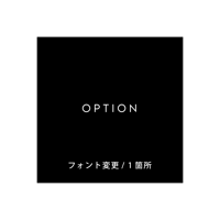 OPTION / フォント変更