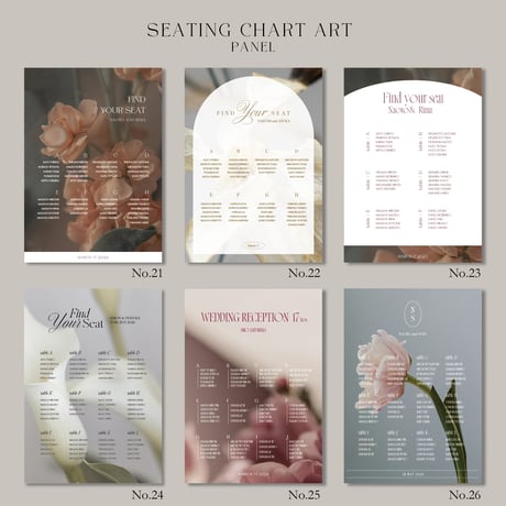 SEATING CHART / ART / 6design