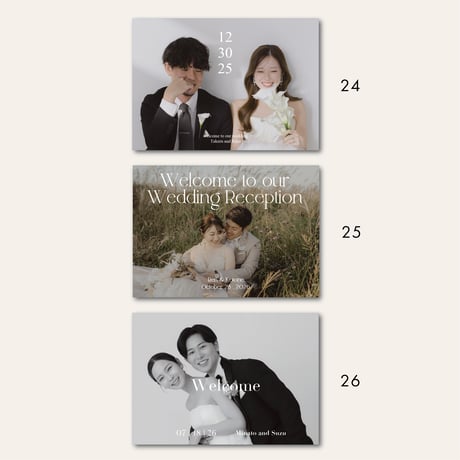 WELCOME BOARD / yoko / 6design