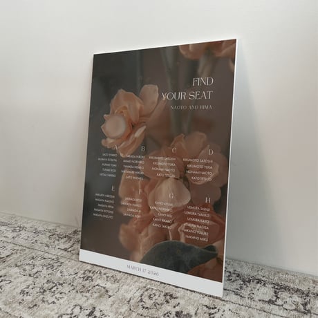 SEATING CHART / ART / 6design