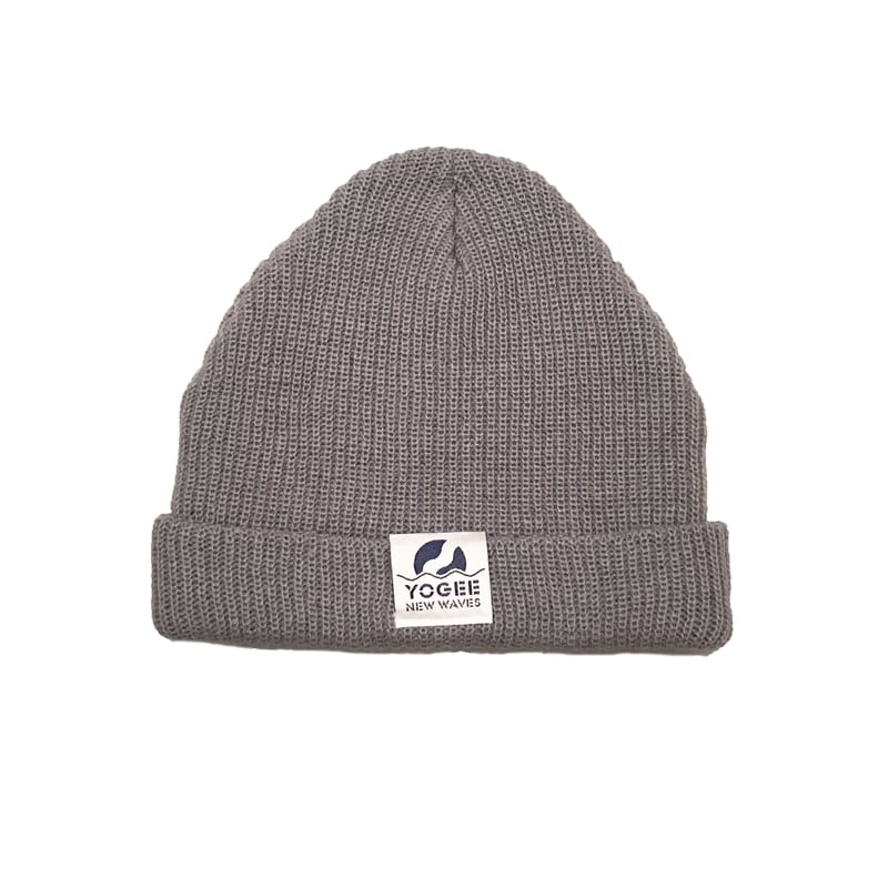 TAG KNIT CAP（GRAY） | YOGEE NEW WAVES Online STORE