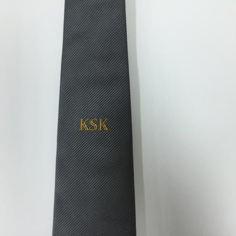 KSKネクタイ　ワンポイントソリッド