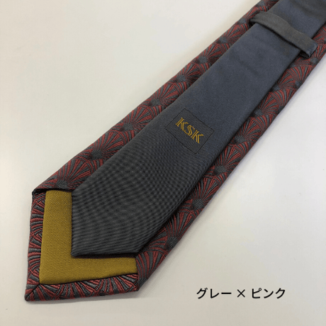 KSKネクタイ 小紋柄ワンポイント