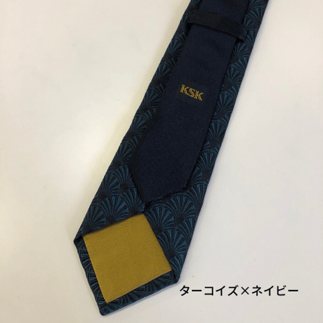 KSKネクタイ 小紋柄ワンポイント