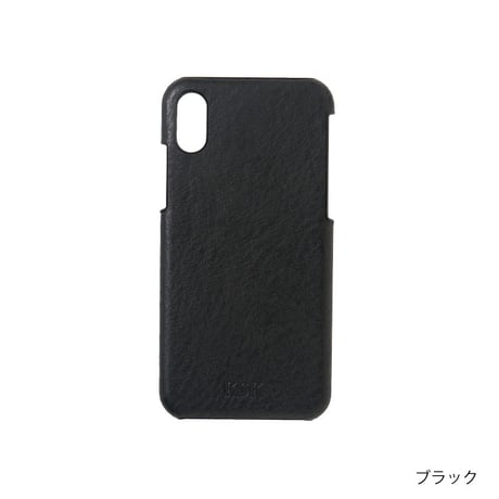 KSKハードケースロゴ iPhoneX（コバルト/レッド/キャメル/ブラック）