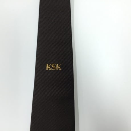 KSKネクタイ　ワンポイントソリッド
