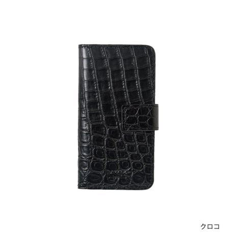KSK手帳型ケースロゴ：iPhone8/7/6S/6（クロコ）