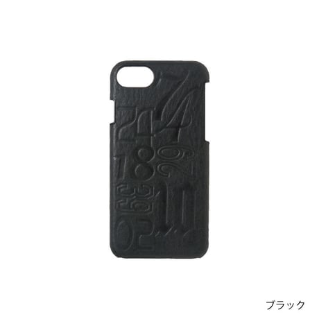 KSKハードケースナンバー iPhone8/7/6s/6（コバルト/レッド/キャメル/ブラック）