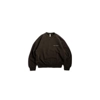【Pre Order】Heavy Weight "Cropped" Sweatshirt (Brown)