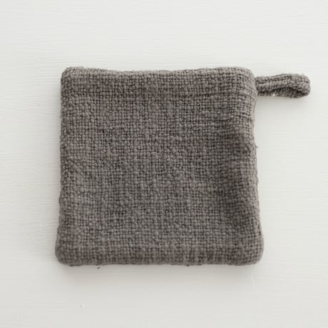 ORGANIC COTTON GARABO  ポットマット、鍋つかみ　L　Gray