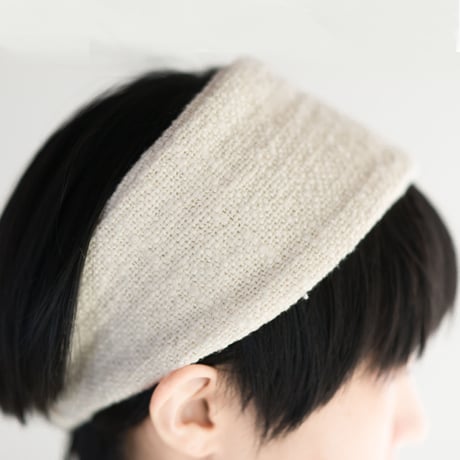 ORGANIC COTTON  hair band  straight   Natural