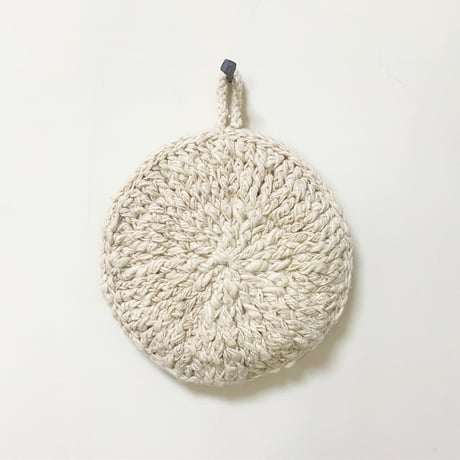 ORGANIC COTTON GARABO 手編みポットマット