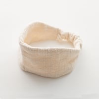 ORGANIC COTTON  hair band  straight   Natural