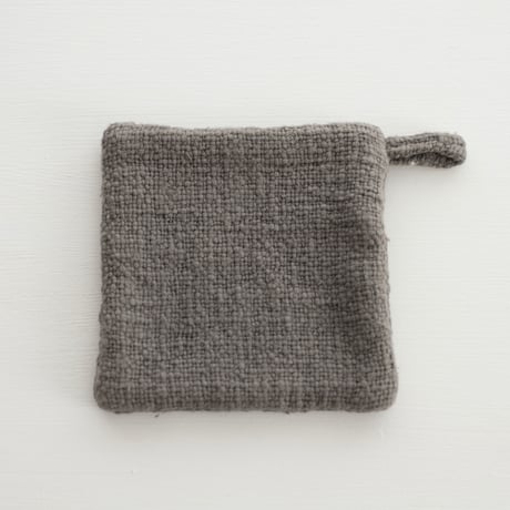 ORGANIC COTTON GARABO  ポットマット、鍋つかみ　L　Gray