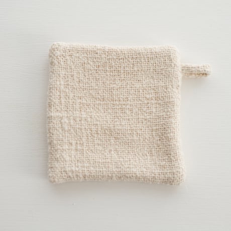 ORGANIC COTTON GARABO  ポットマット、鍋つかみ　L　Natural