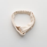 ORGANIC COTTON  hair band cross    Natural