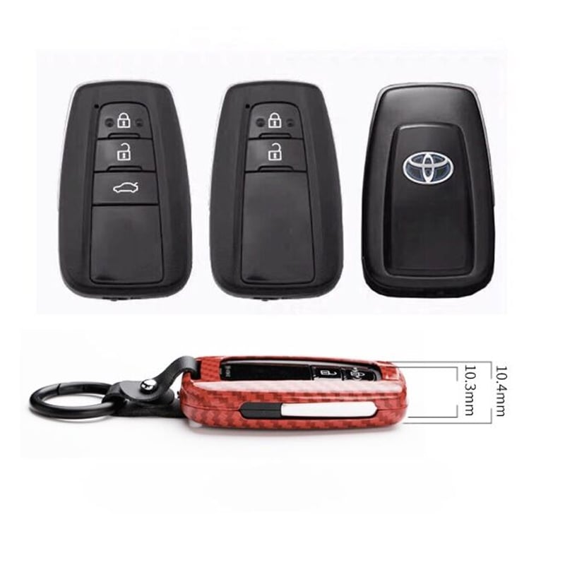 トヨタ専用】 合金製スマートキーケース▶︎クラウン カムリ プリウス