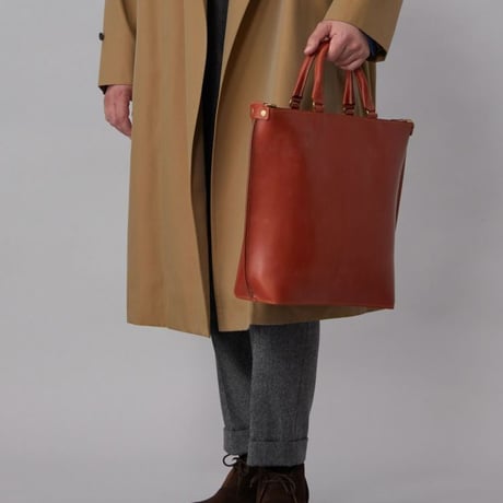 ZIPPED SHOULDER TOTE BAG TALL