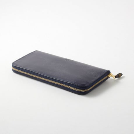ZIP AROUND LONG PURSE / EMBOSSED LEATHER
