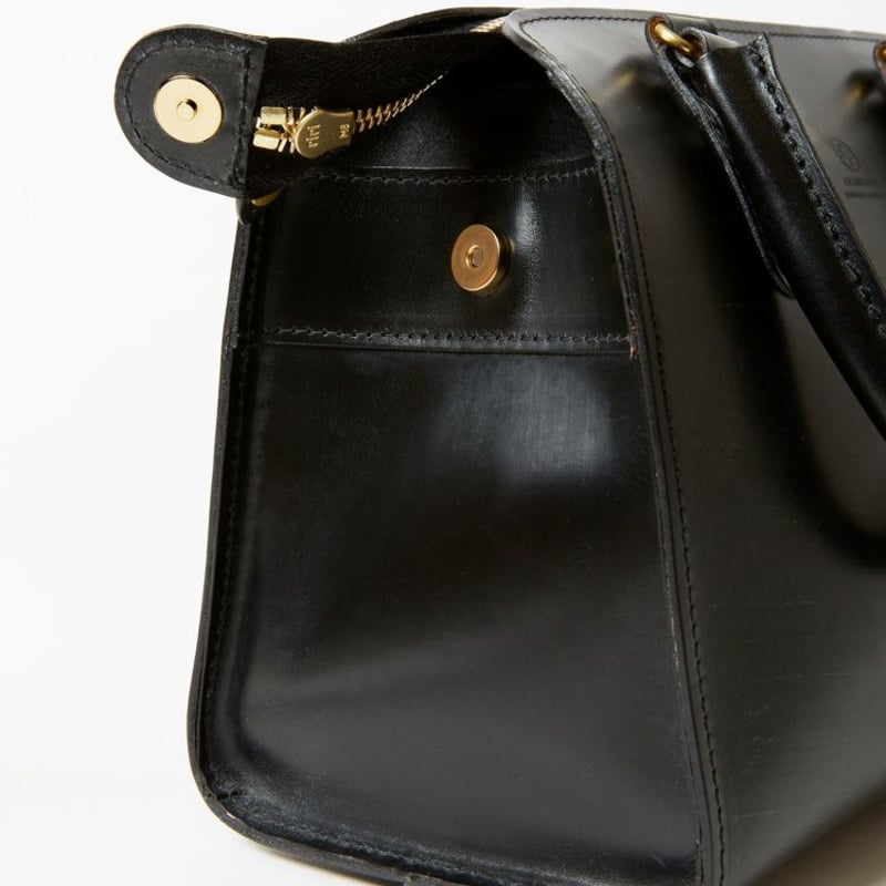 バッグ D&G Patchwork Leather Boston Bag Leather boston bag / black | Tostalgic Clothing