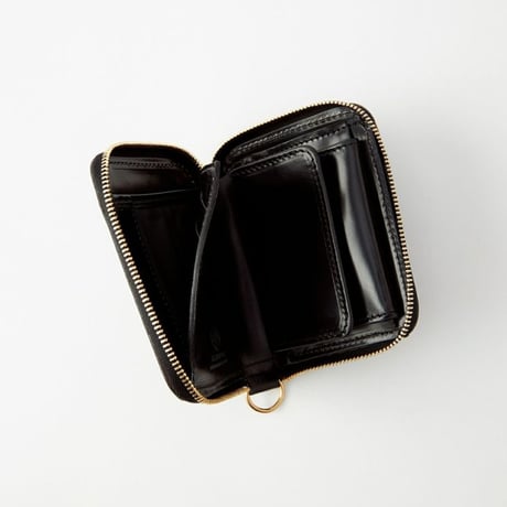SMALL ZIP WALLET / EMBOSSED LEATHER