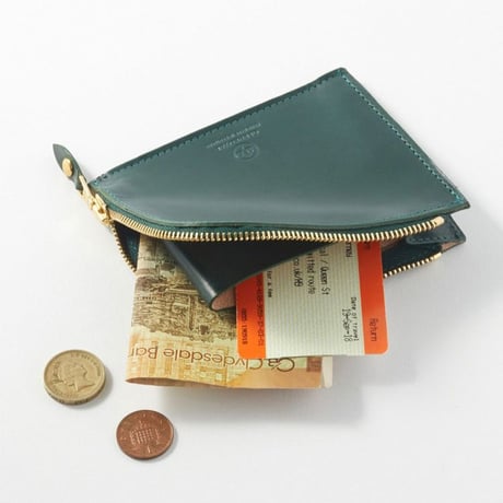 ZIP MINI PURSE WITH GUSSET