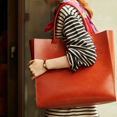 LEATHER BIG TOTE BAG