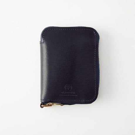 SMALL ZIP WALLET / EMBOSSED LEATHER