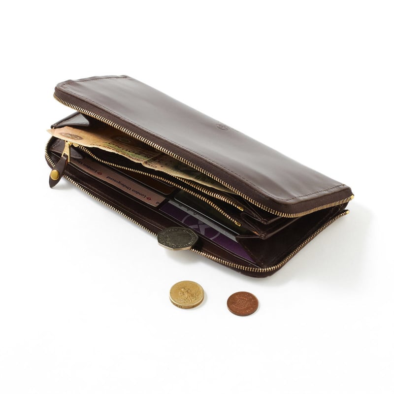ZIP AROUND LONG PURSE | GLENROYAL INTERNATIONAL