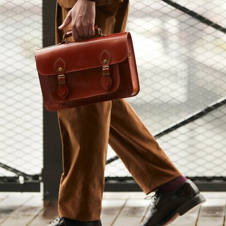 SATCHEL BAG 13INCH DET STRAP
