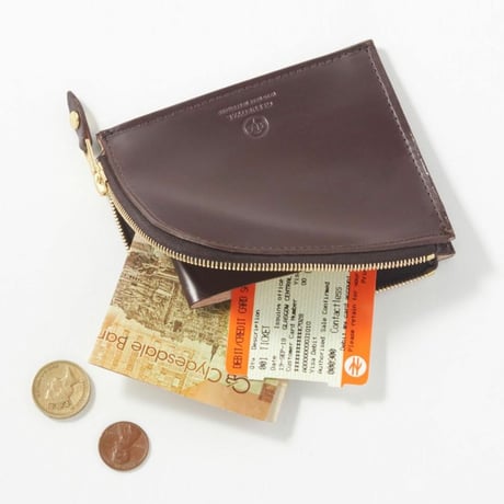 ZIP MINI PURSE WITH GUSSET