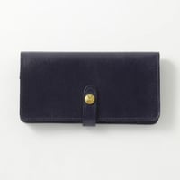 ROUND LONG PURSE / EMBOSSED LEATHER