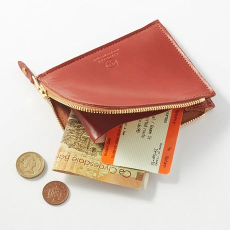 ZIP MINI PURSE WITH GUSSET